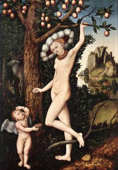 Lucas Il Vecchio Cranach : Cupid Complaining to Venus
